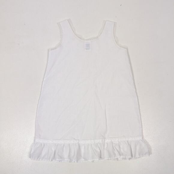 Vintage Bug Off Slip Girls Size 5 White Classic - Picture 4 of 5